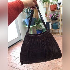 HOBO International brown leather shoulder bag